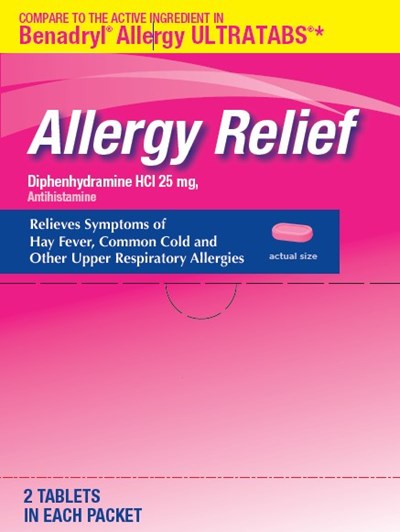 Allergy Relief 2 Tablets In Each Packet (Allergy Relief 2 Tablets In Each Packet)
